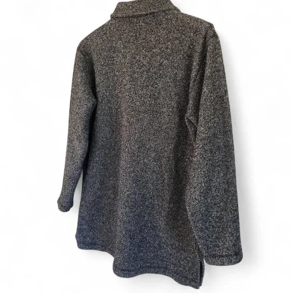 Woolrich Womens Original Outdoorwear Half-Zip Sweater Small Cozy Gray Wool-Blend - Picture 12 of 16